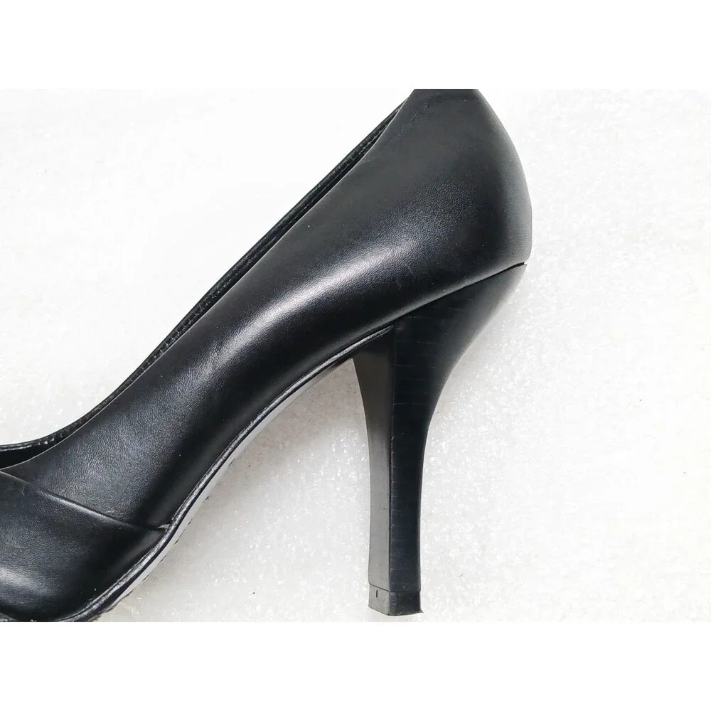 Antonio Melani Vero Cuoio Black Leather Heels – Size 8.5 – 4